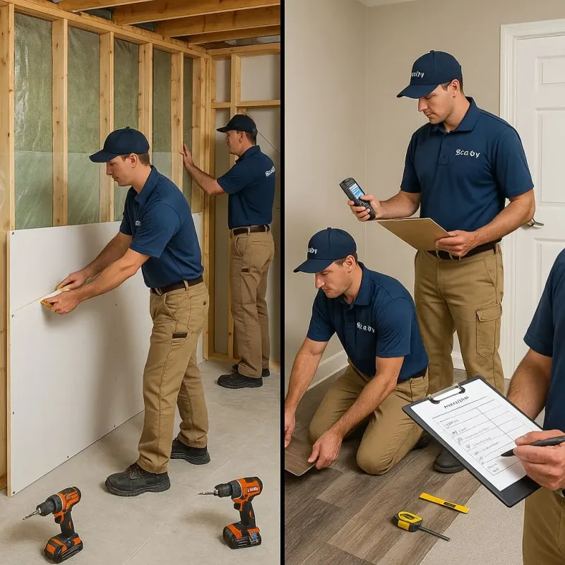 Repairs and Reconstruction process in Rensselaer County, NY